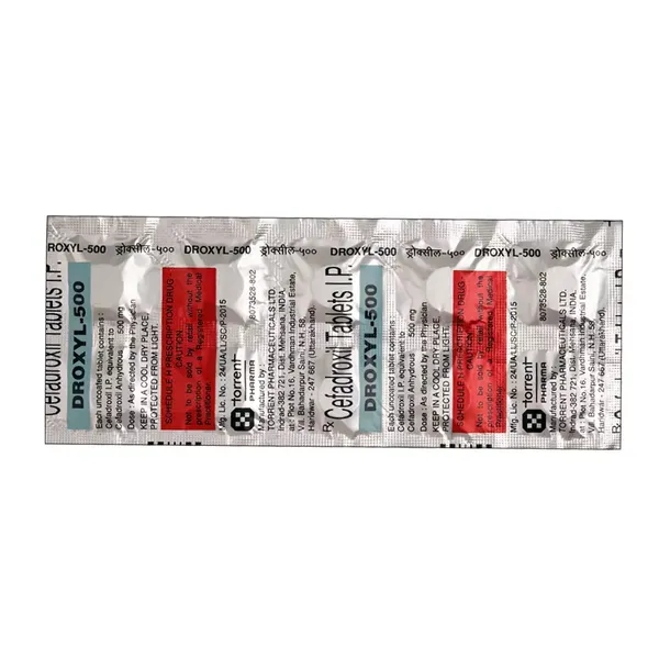 DROXYL 500MG 10TAB