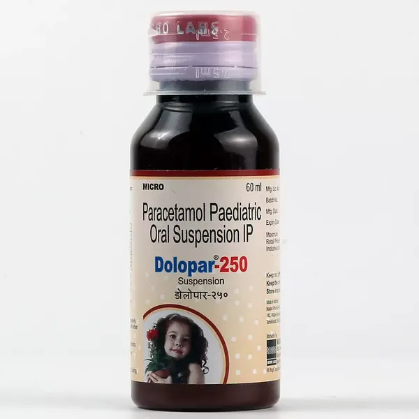 DOLOPAR 250MG SYP 60ML