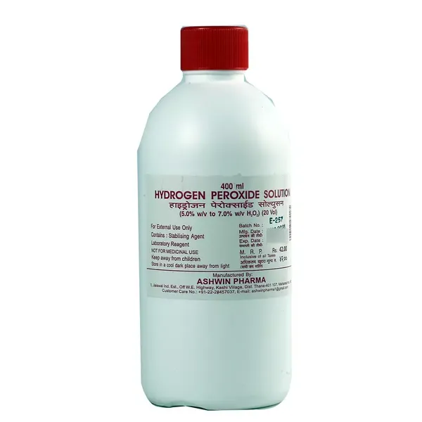HYDROGEN PEROXIDE ASHWIN 400ML