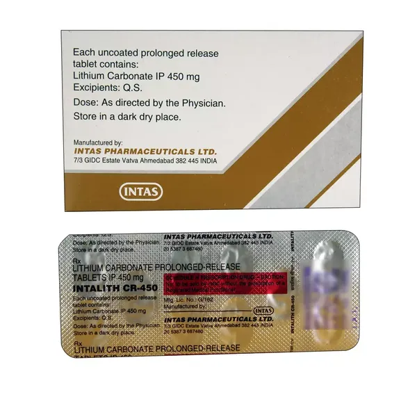 INTALITH-CR 450MG 10TAB