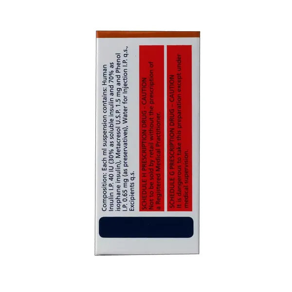 HUMAN MIXTARD 30/40IU 10ML VIAL