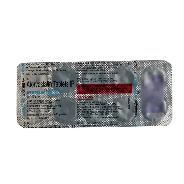 ATORMAC 20MG 10TAB