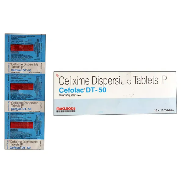 CEFOLAC 50DT 10TAB