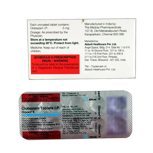 CLOZAM 5MG 10TAB