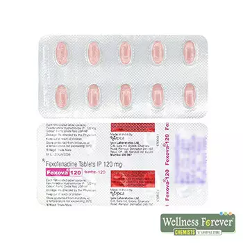 FEXOVA 120MG 10TAB
