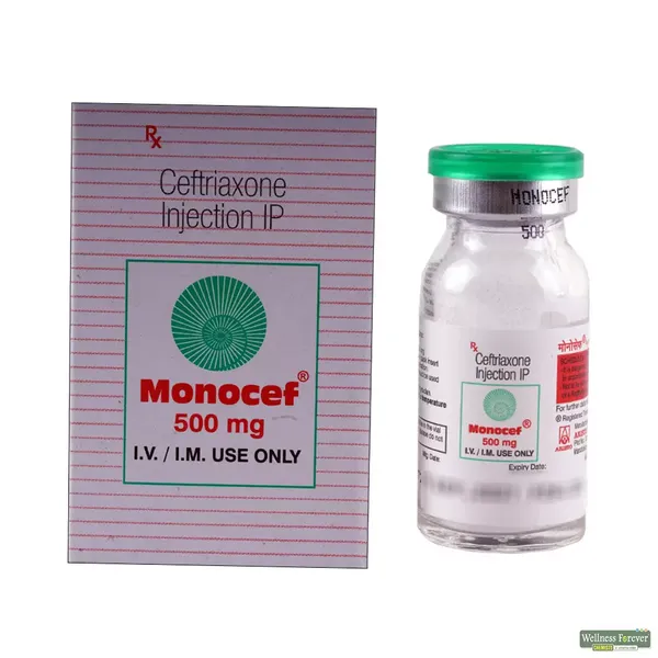 MONOCEF 500MG INJ VIAL