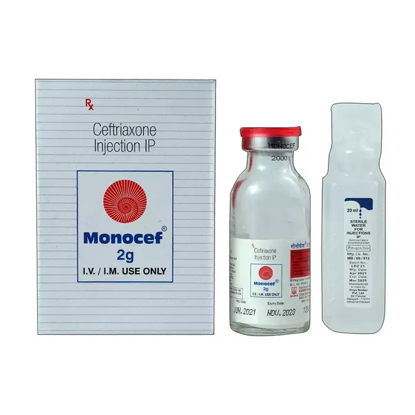 MONOCEF 2GM INJ VIAL