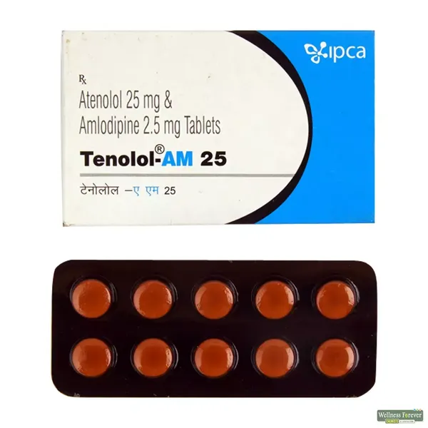 TENOLOL-AM 25MG 10TAB