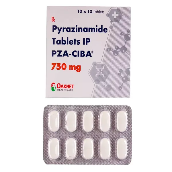 PZA-CIBA 750MG 10TAB