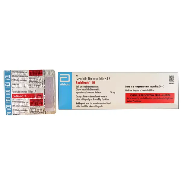 SORBITRATE 10MG 50TAB