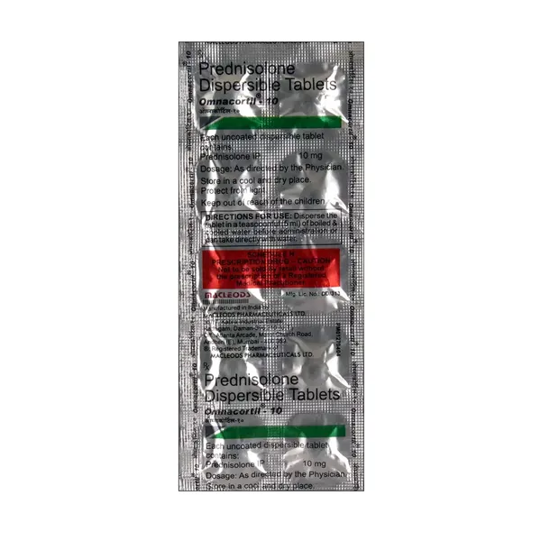 OMNACORTIL 10MG 10TAB