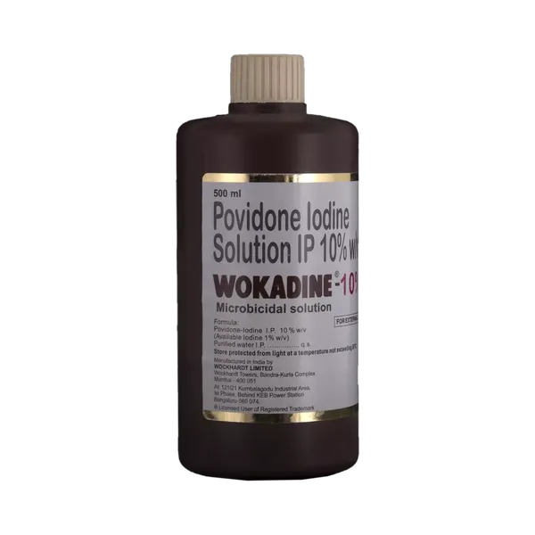 WOKADINE 5% SOLN 500ML
