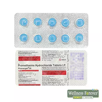 PHENERGAN 25MG 10TAB