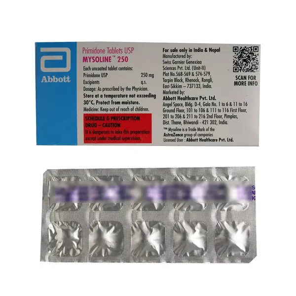 MYSOLINE 250MG 10TAB