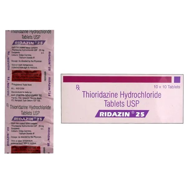 RIDAZIN 25MG 10TAB