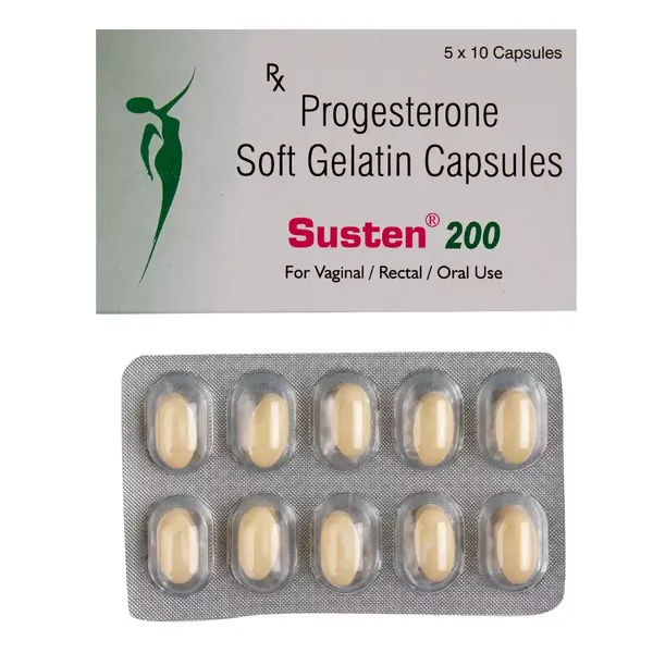 SUSTEN 200MG 10CAP