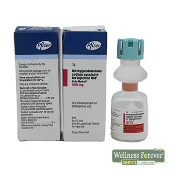 SOLUMEDROL 500MG INJ VIAL