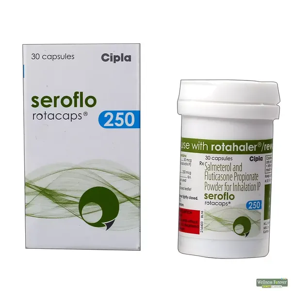 SEROFLO 250 ROTACAP 30CAP