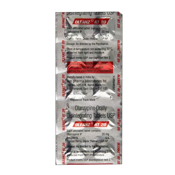 OLEANZ RAPITAB 20MG 10TAB