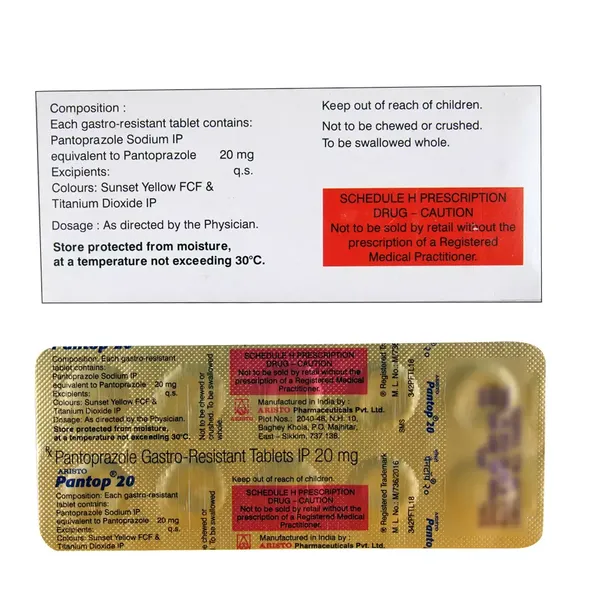 PANTOP 20MG 10TAB