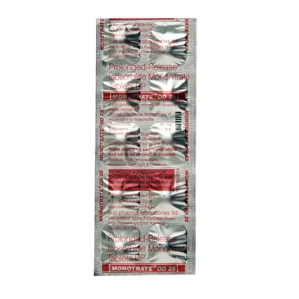 MONOTRATE-OD 25MG 10TAB