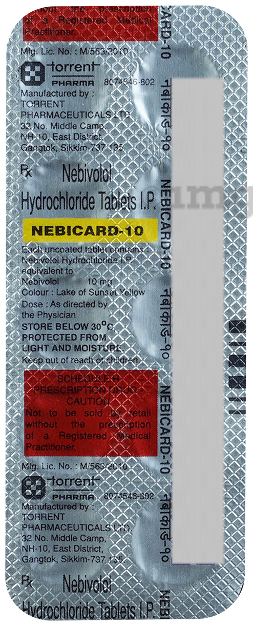 Nebicard 10 Tablet