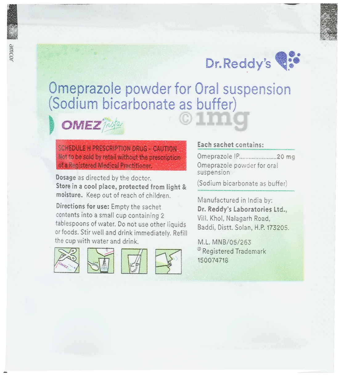 Omez Insta Sachet Mint