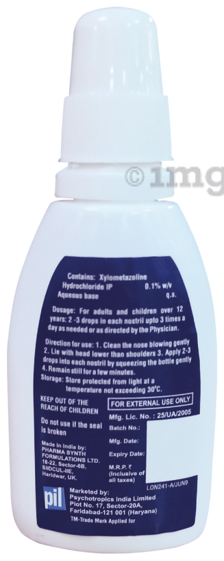 PIL Nasopil Adult Nasal Drops - Relief From Blocked Nose