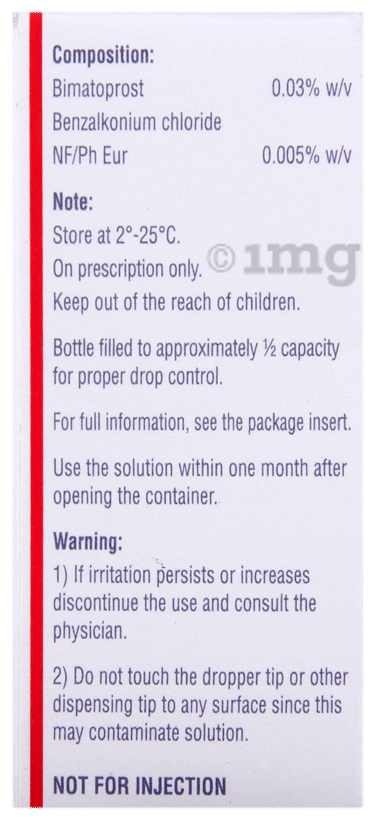 Lumigan 0.03% Ophthalmic Solution