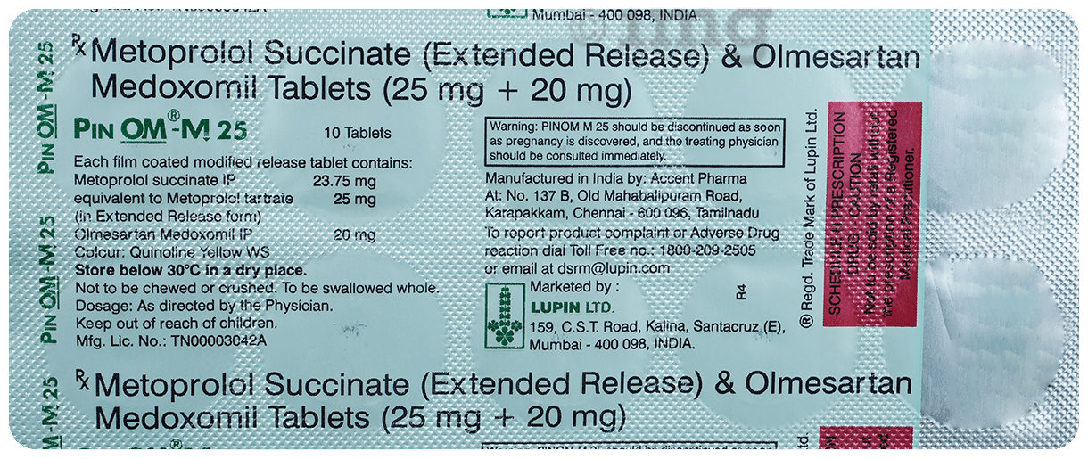 Pin OM-M 25 Tablet ER