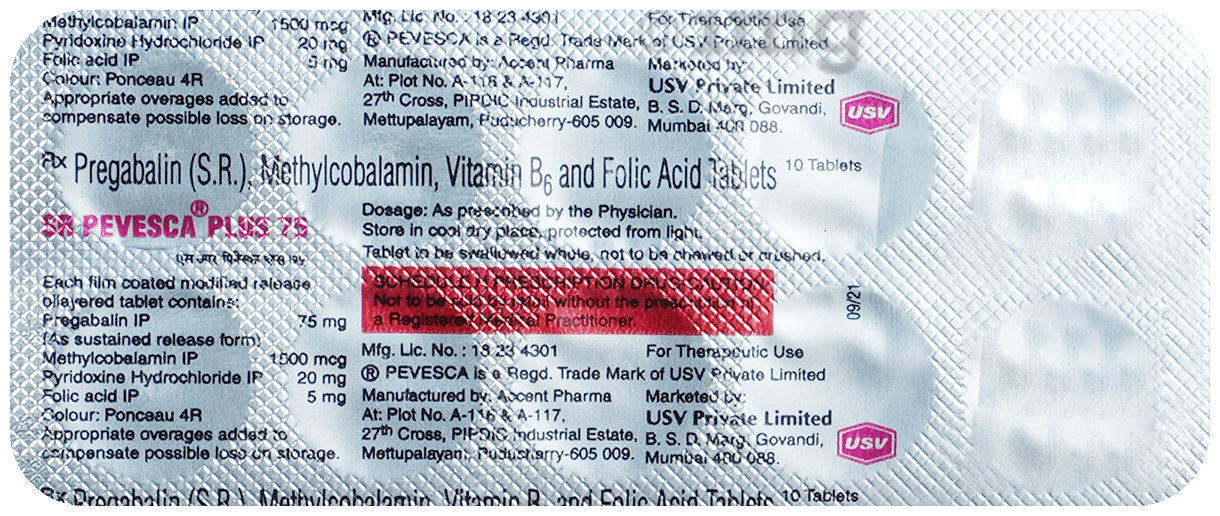 SR Pevesca Plus 75 Tablet