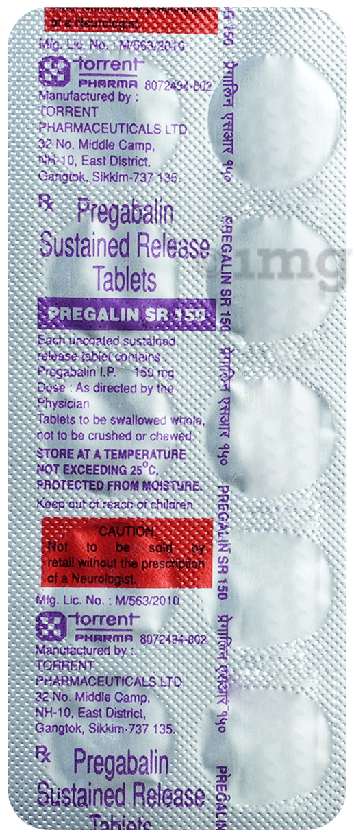 Pregalin SR 150 Tablet