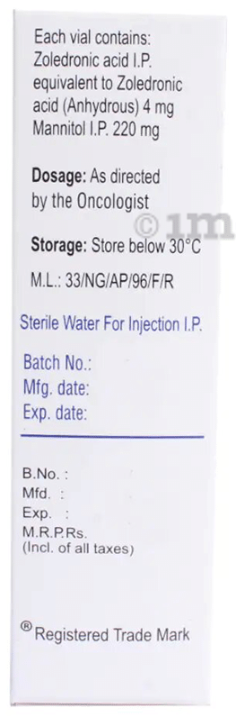 Zoldonat 4mg Injection