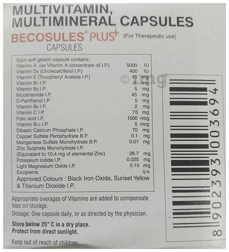 Becosules Plus Capsule