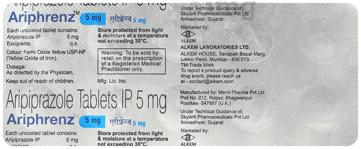 Ariphrenz 5mg Tablet