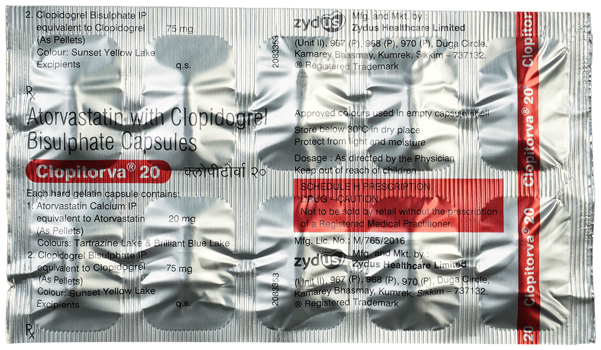 Clopitorva 20 Capsule