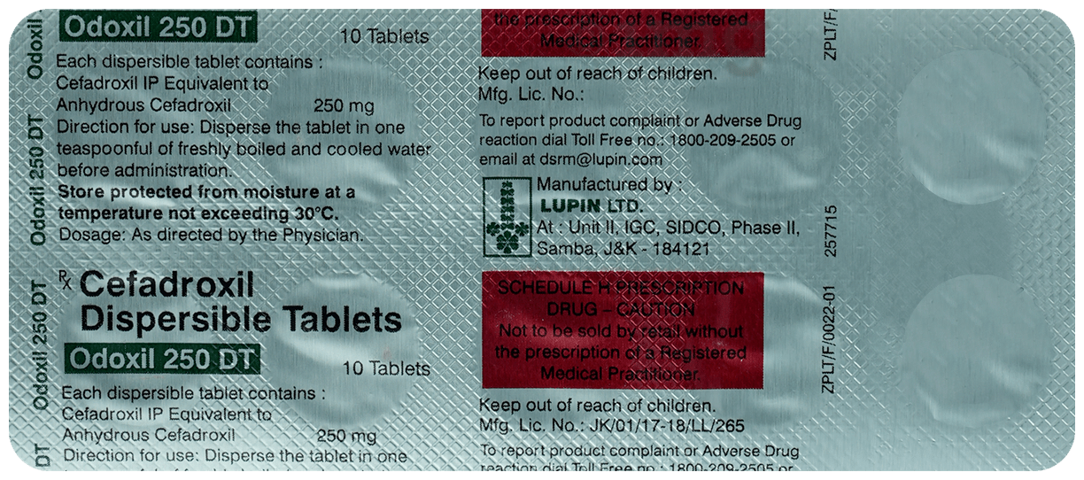 Odoxil 250 DT Tablet