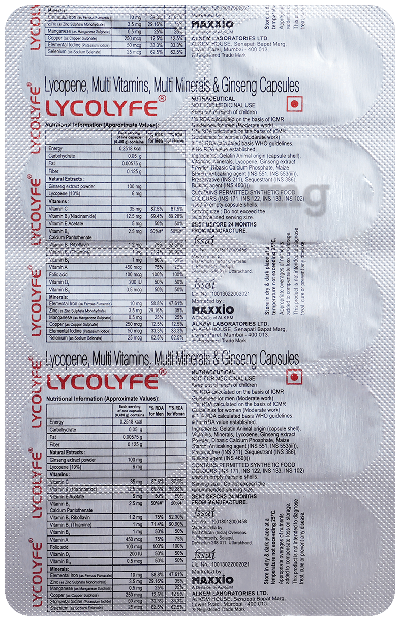 Lycolyfe Capsule for Immunity Booster