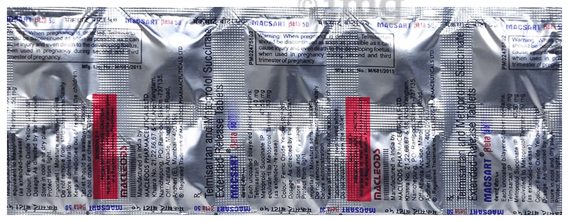 Macsart Beta 50 Tablet ER