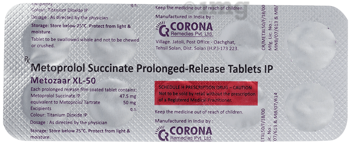 Metozaar XL 50 Tablet