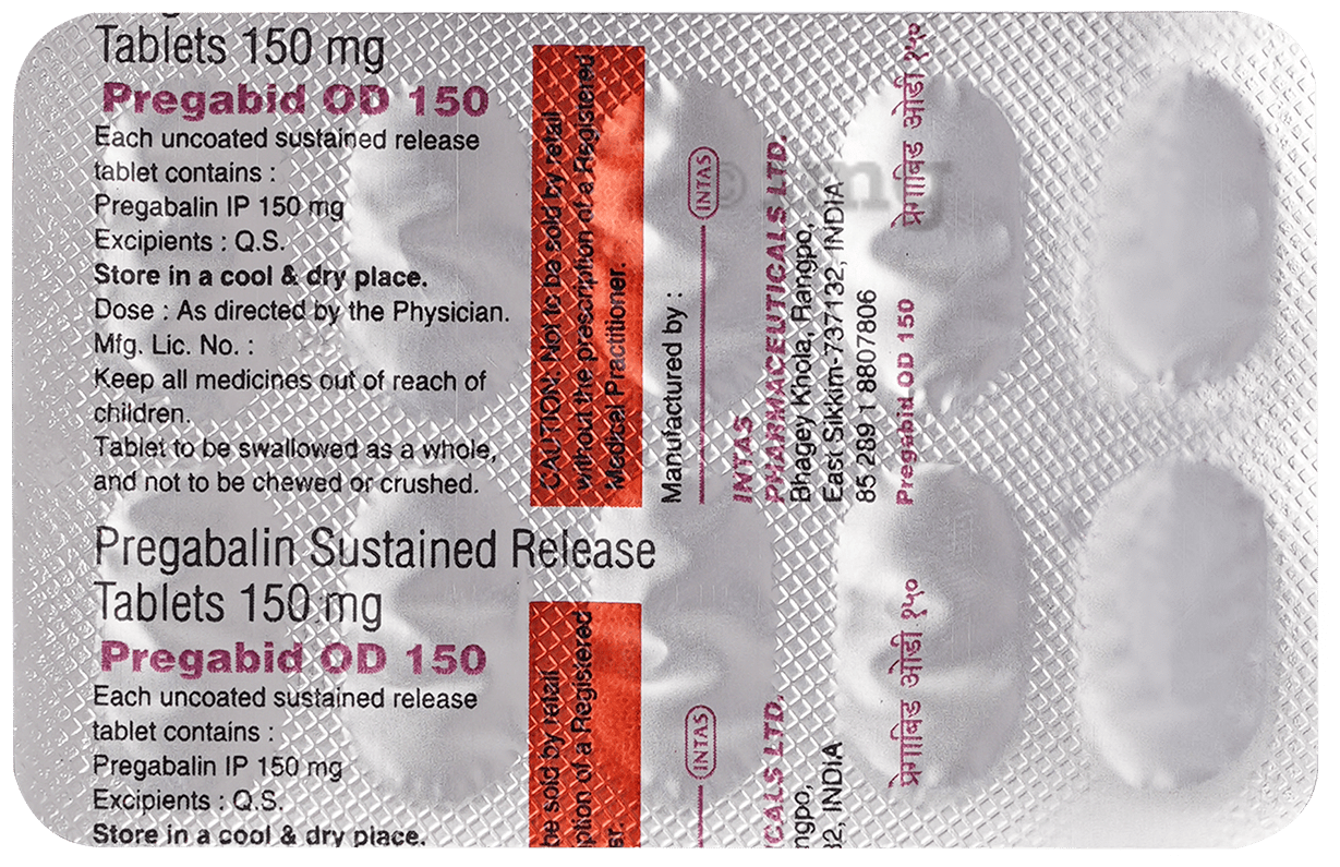 Pregabid OD 150 Tablet