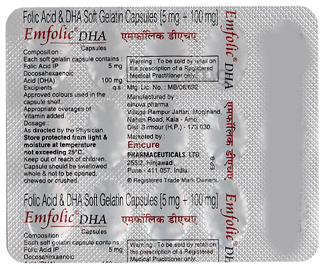 Emfolic DHA Capsule