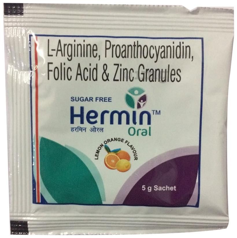 Hermin Lemon Orange Sugar Free Oral Sachet