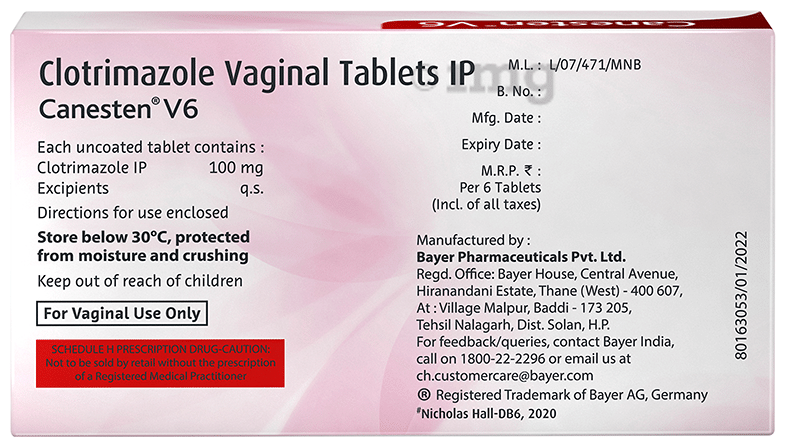 Canesten V6 Tablet VT