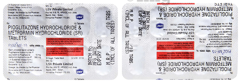 Pioz MF 15 Tablet SR