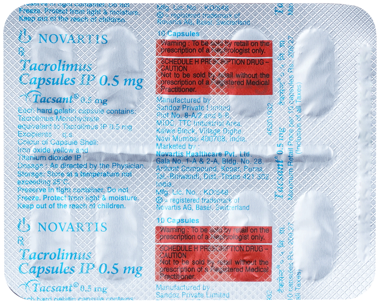 Tacsant 0.5mg Capsule