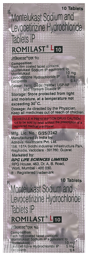 Romilast L 10 Tablet