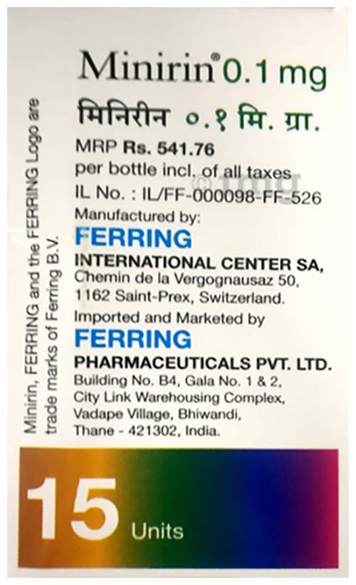 Minirin 0.1mg Tablet