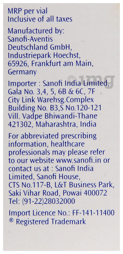 Apidra 100IU/ml Solution for Injection