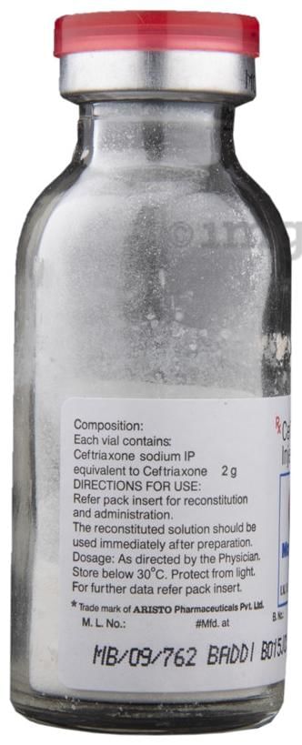 Monocef 2gm Injection